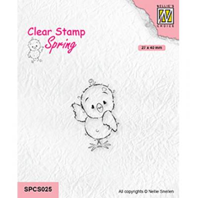 Nellies Choice Clear Stamp - Chickies -  Bye-Bye